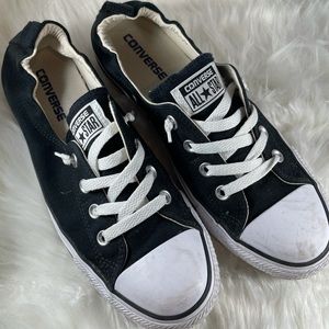 Black size 10 women’s converse all stars